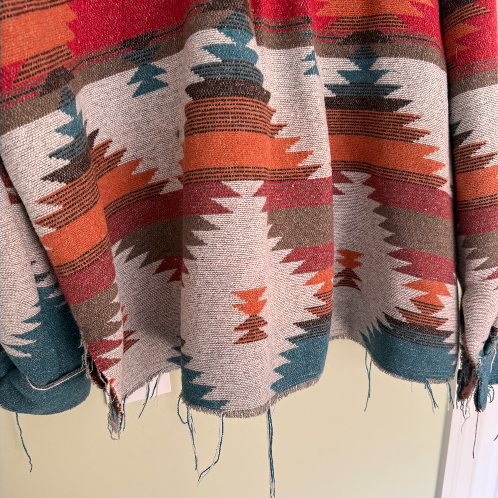 Aztec Print Blanket Coat‎ - Picture 8 of 9